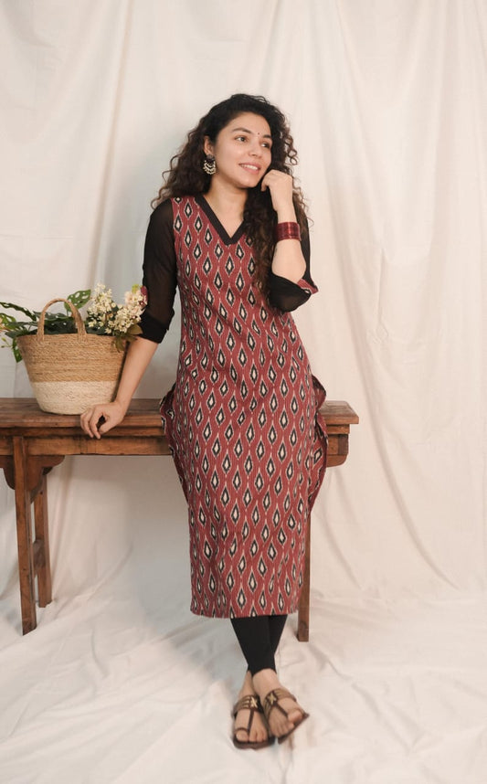 Designer Kurthi (Code-1517 BK)