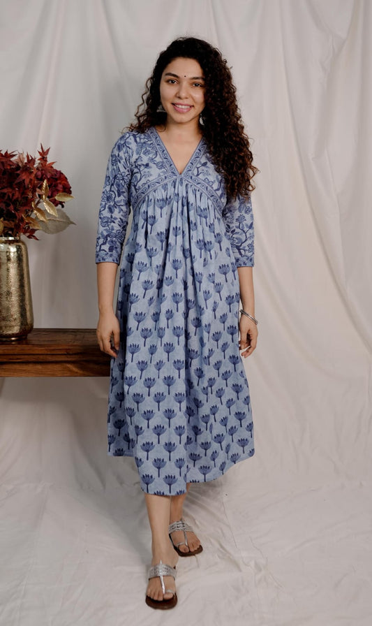 Designer Kurthi(Code-1586 BK)