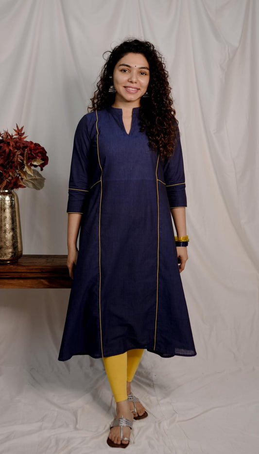 Designer Kurthi(Code-1587 BK)