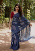 Indigo Cotton Saree(CS 14)