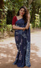 Indigo Cotton Saree(CS 14)